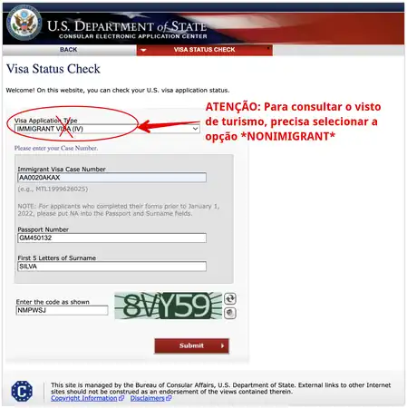 para-consultar-visto-b1b2-precisa-selecionar-nonimigrant
